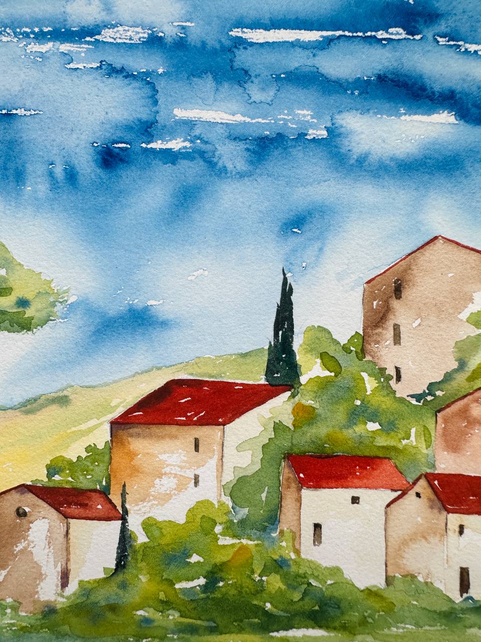 Houses with Red Roofs