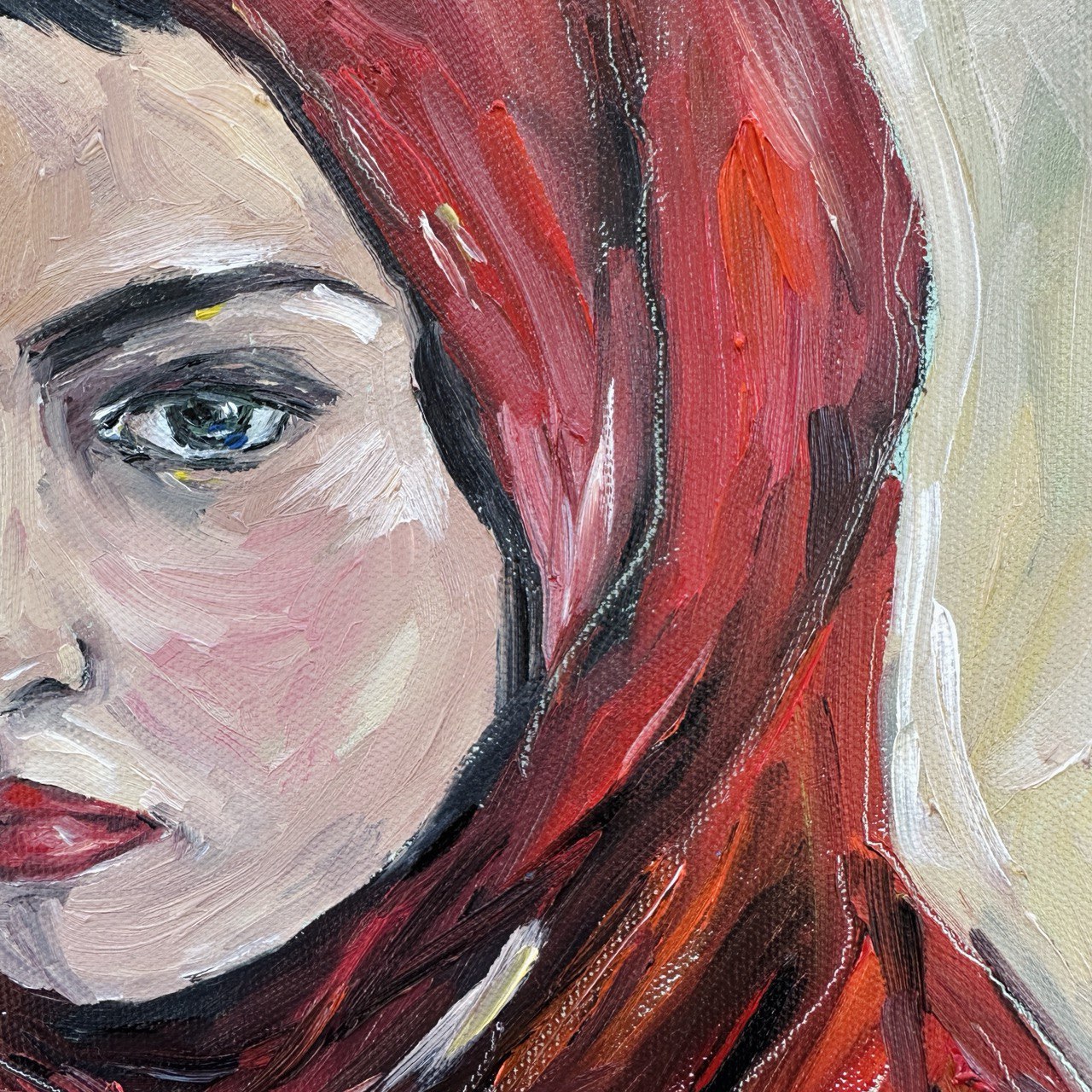 Woman in a Red Headscar