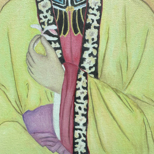 Beauty Holding an Orchid (Portrait of Lady Liu)