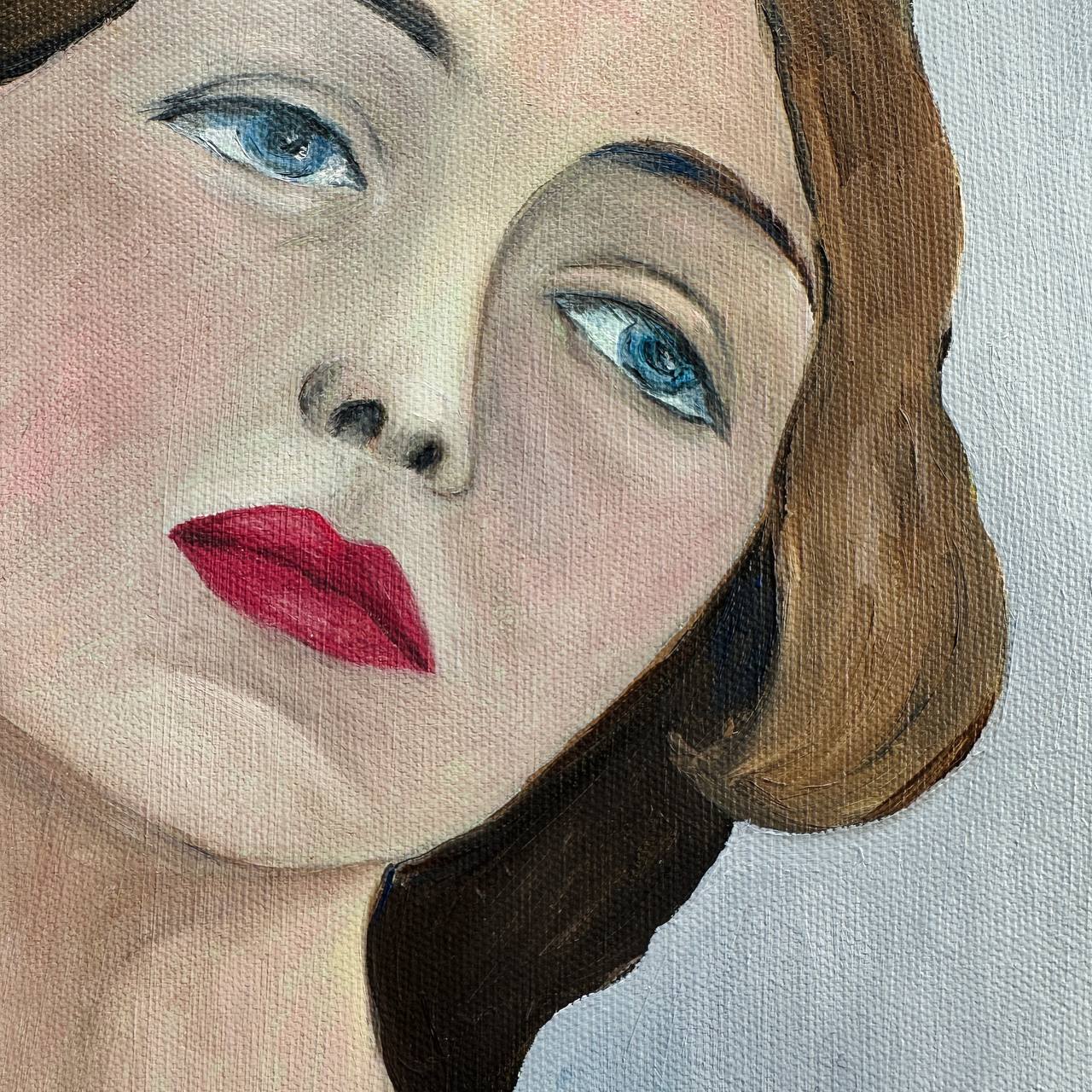 Woman in a Pink Dress