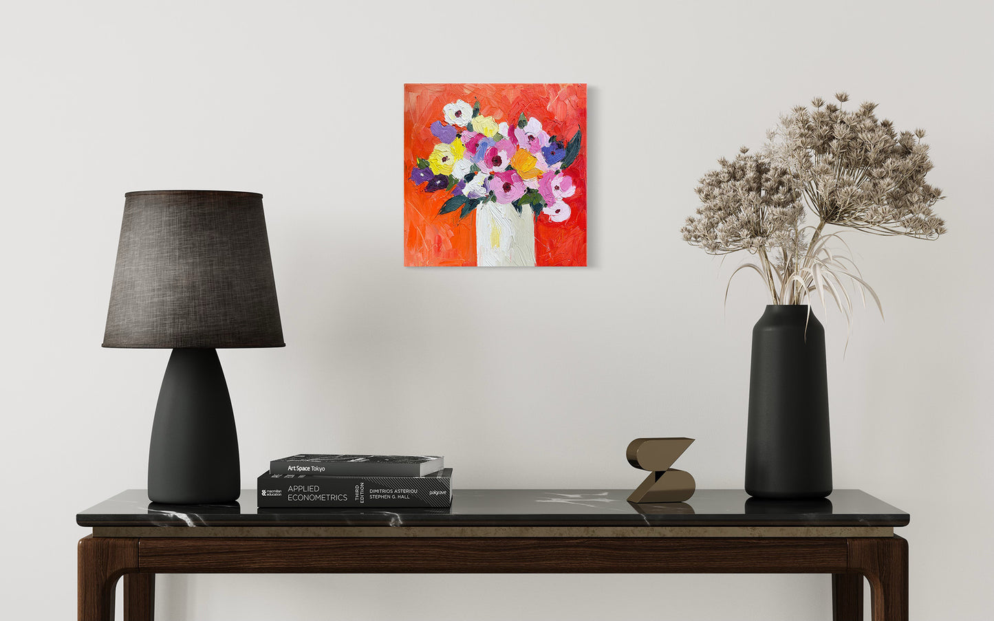 Flowers on Orange