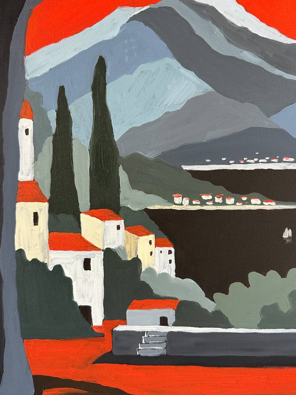 Red Horizon Seascape