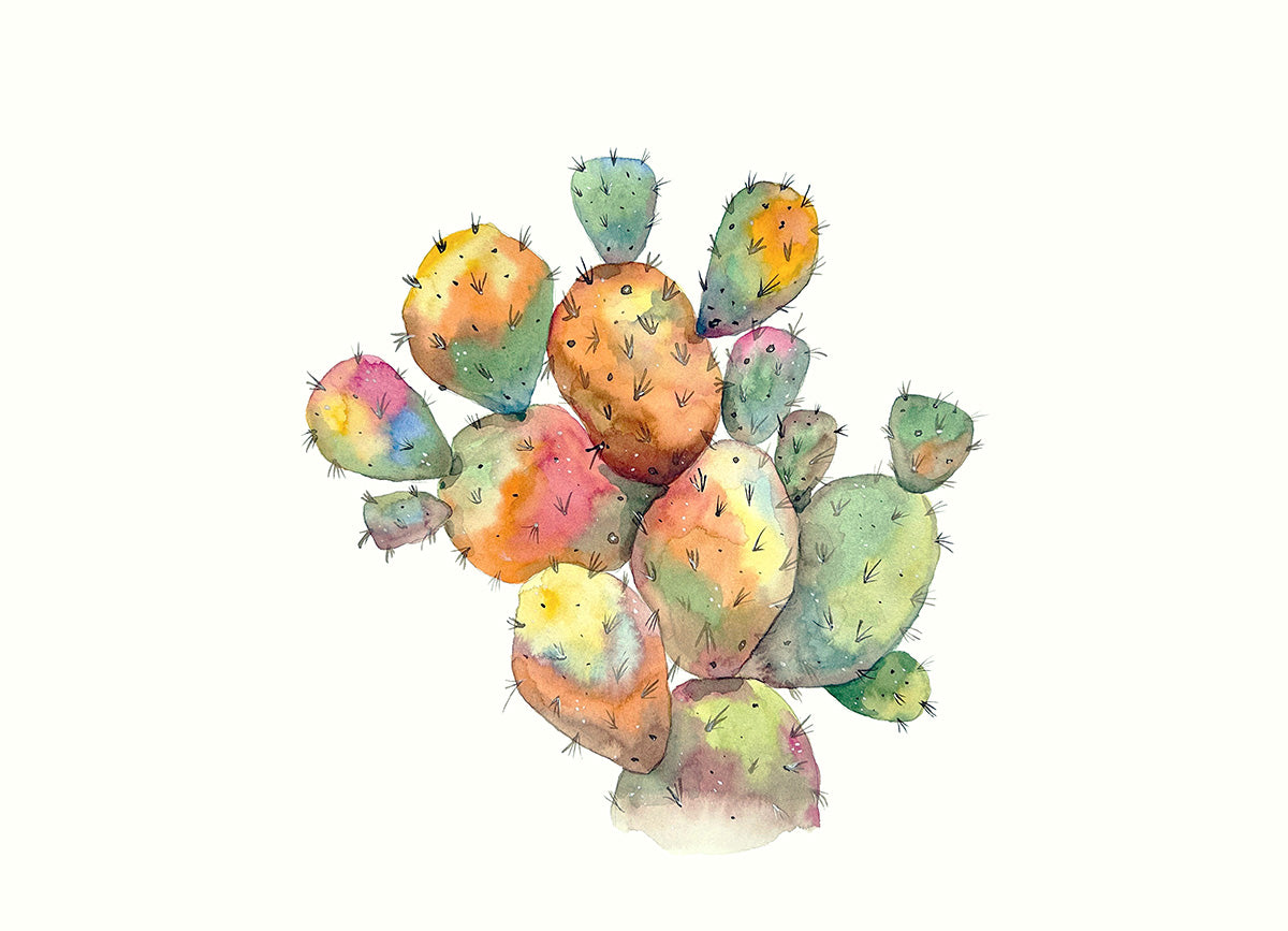 Aquarell Kaktus 4