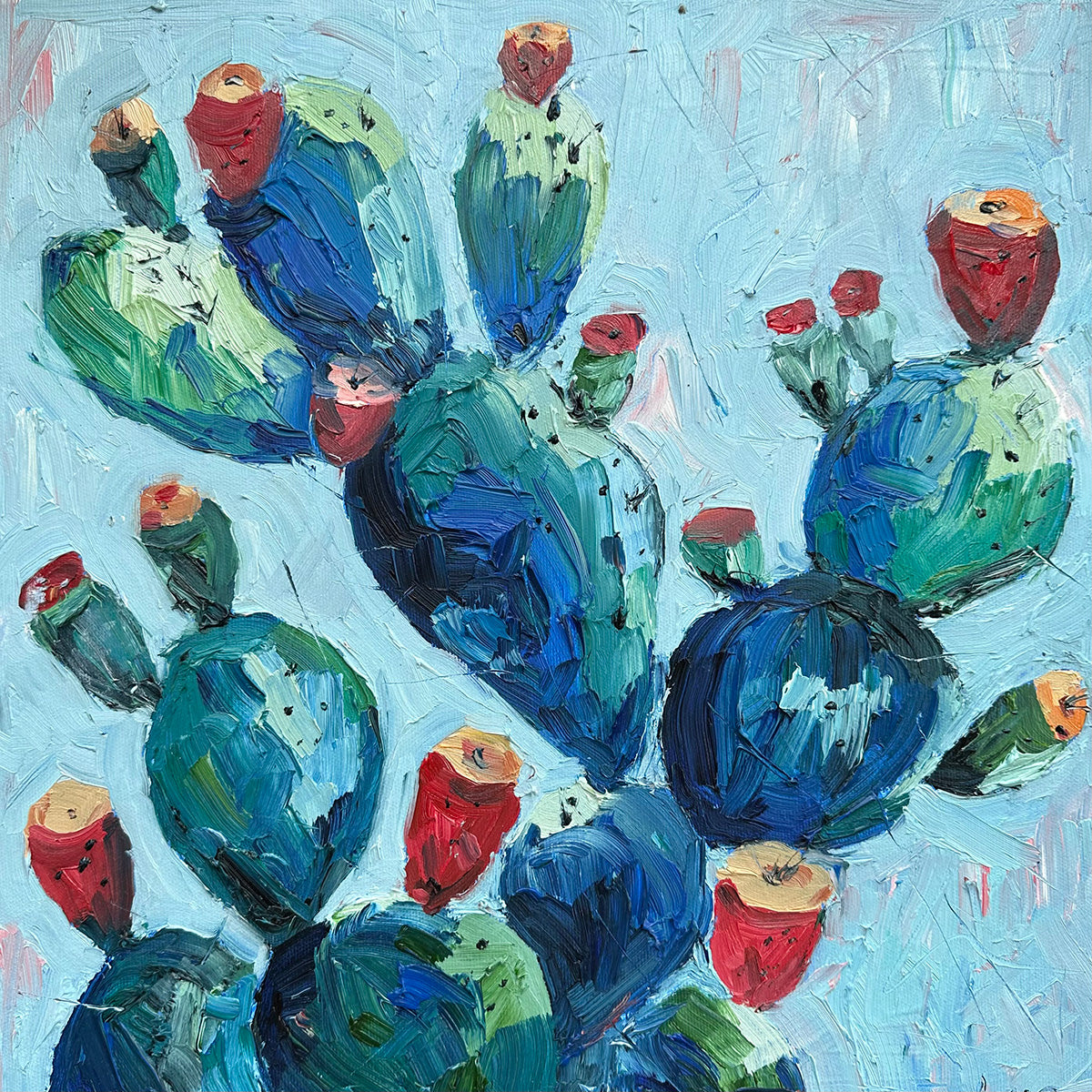 Cactus bleu
