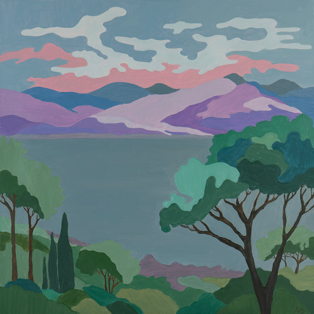 Blue Landscape