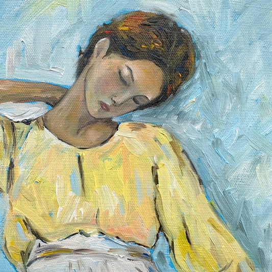 Woman in a Yellow Blouse