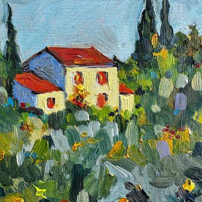 Blumenstrauß in einer weißen Vase