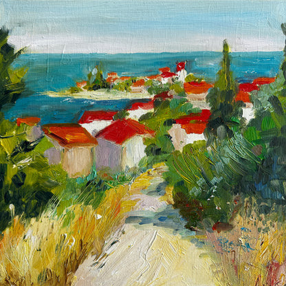 Sunlit Path to the Sea