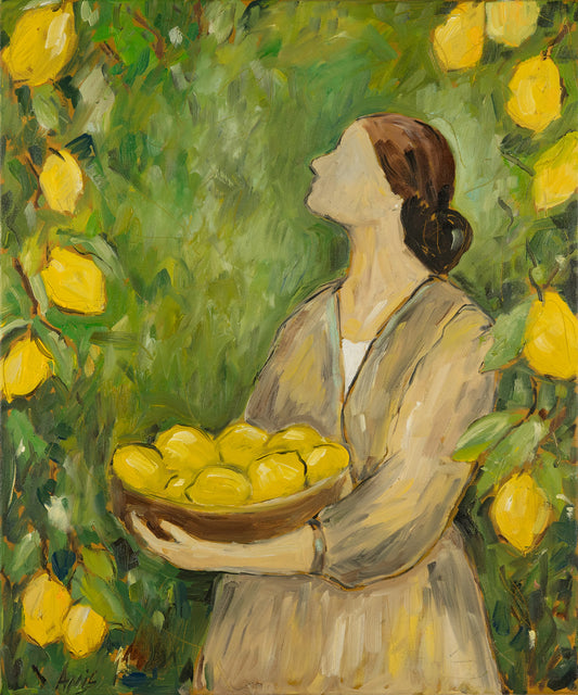 Woman Among the Lemons
