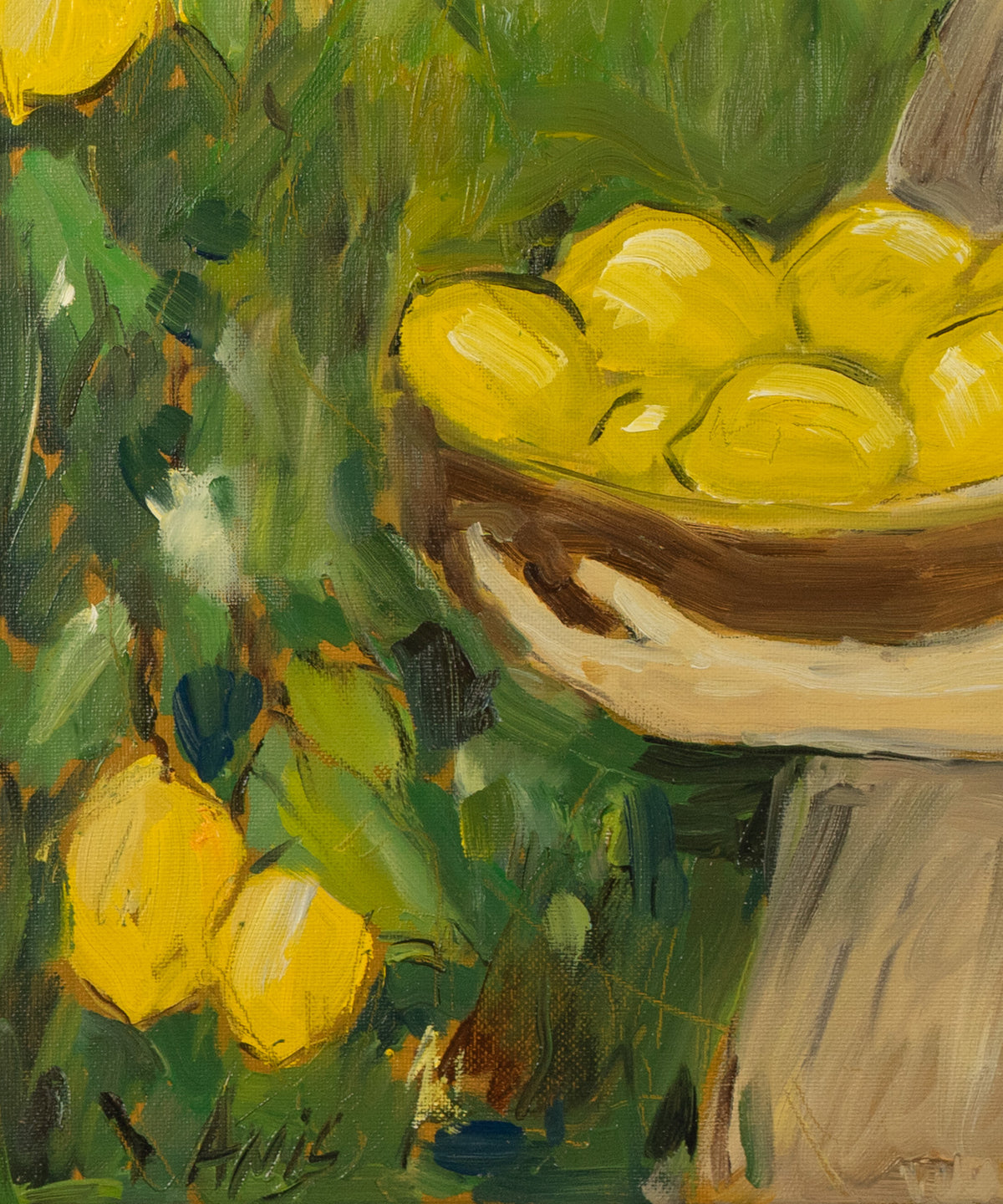 Woman Among the Lemons
