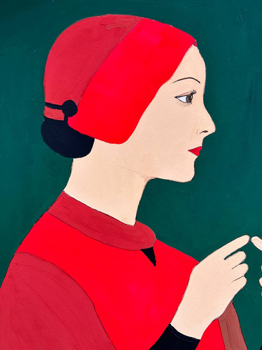 Two Women Facing Each Other