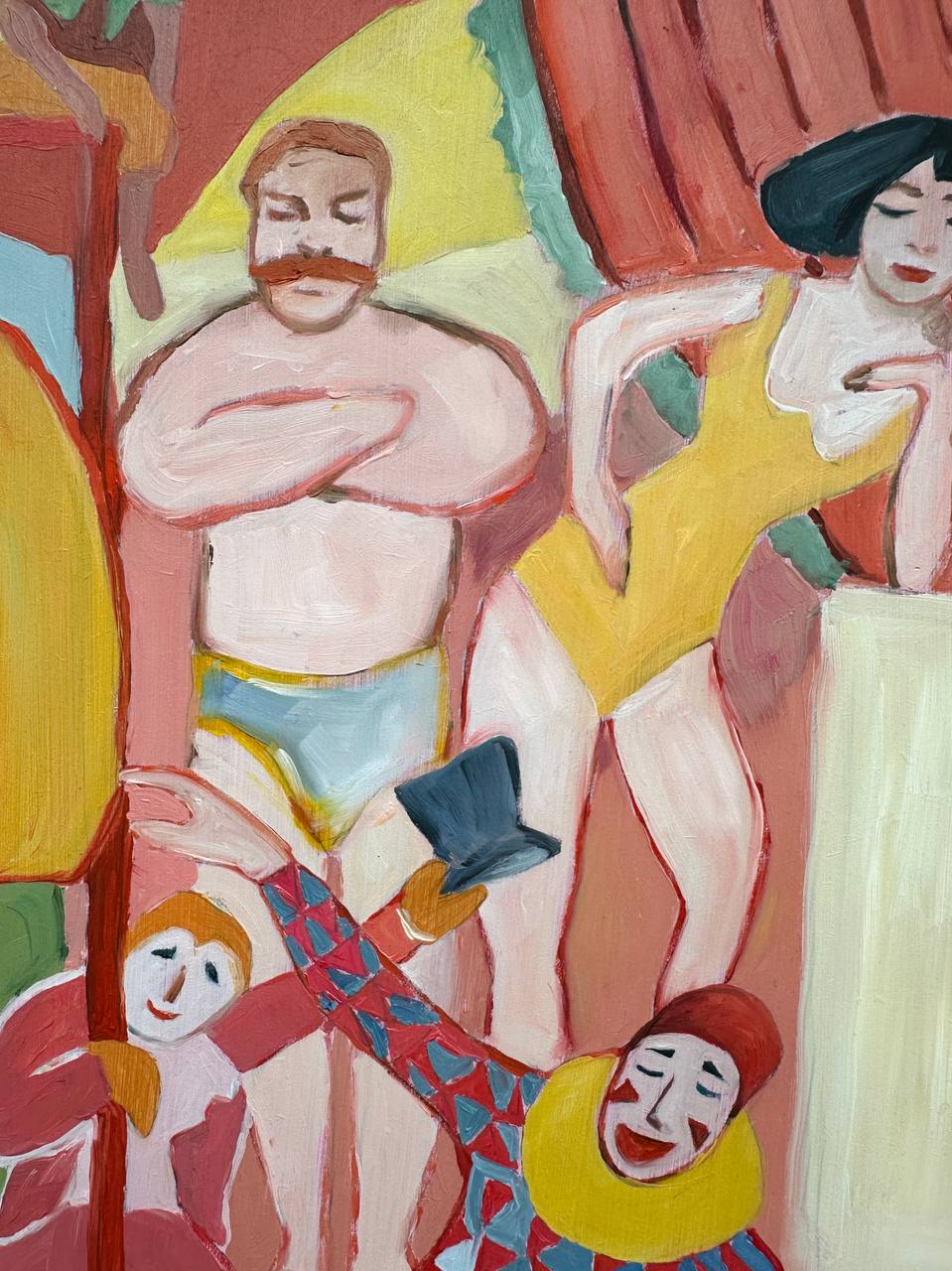 Iris en gris et bleu