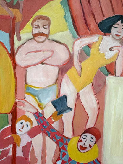 Iris en gris et bleu