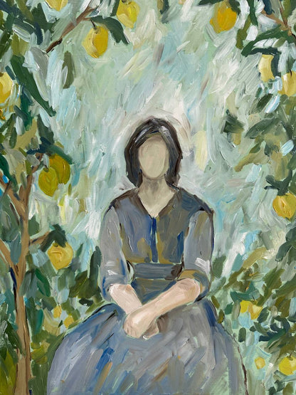 Blumenstrauß in einer weißen Vase