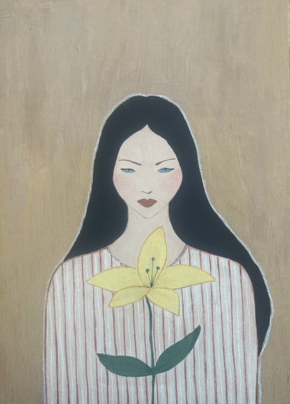 Girl with a Flower