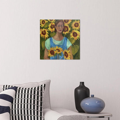 Emma in the Sunflowers