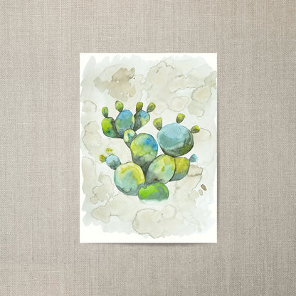 Watercolor Cactus 2