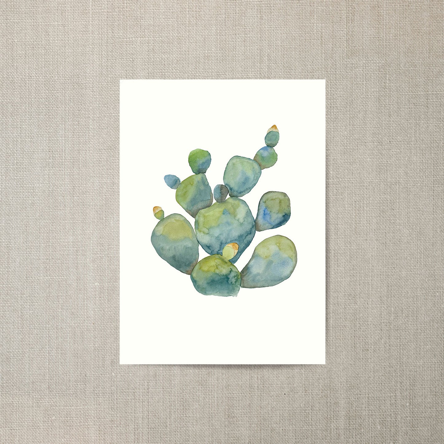 Watercolor Cactus 1